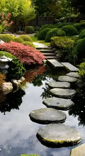 paysagiste jardin japonais Chantonnay-4