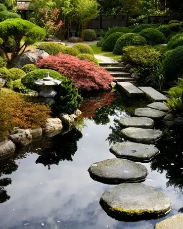paysagiste jardin japonais La Chapelle-Thémer-4